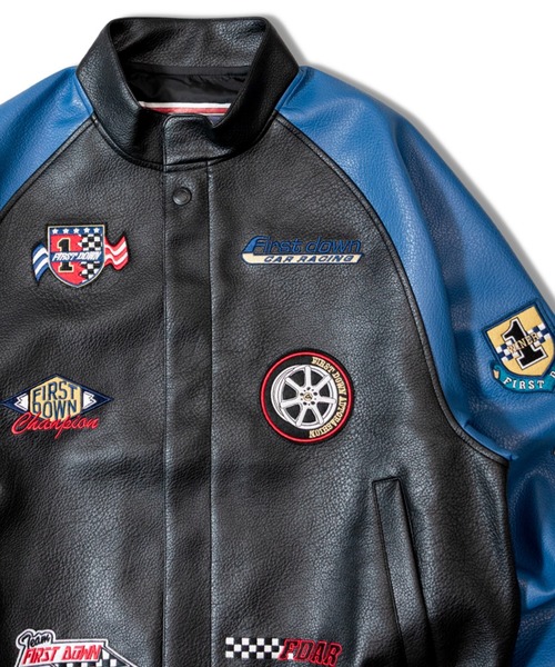 FIRST DOWN（ファーストダウン）の「FIRST DOWN RACING JKT（その他アウター・メンズ・ブラック・L/XL/M）」の3枚目の写真