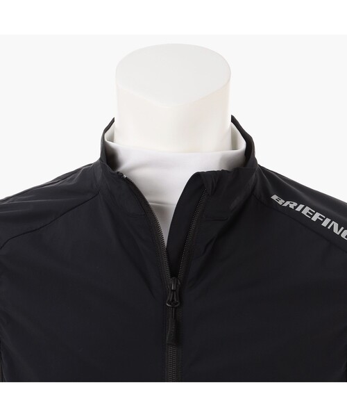 BRIEFING（ブリーフィング）の「【BRIEFING GOLF／ブリーフィングゴルフ】MEN’S REFLECTIVE LOGO WIND VEST（ナイロンジャケット・メンズ・ブラック・M/L）」の2枚目の写真