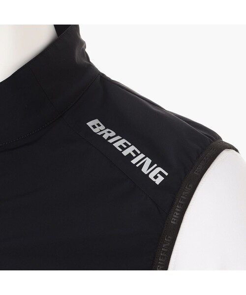 BRIEFING（ブリーフィング）の「【BRIEFING GOLF／ブリーフィングゴルフ】MEN’S REFLECTIVE LOGO WIND VEST（ナイロンジャケット・メンズ・ブラック・M/L）」の4枚目の写真