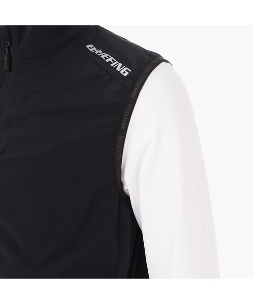 BRIEFING（ブリーフィング）の「【BRIEFING GOLF／ブリーフィングゴルフ】MEN’S REFLECTIVE LOGO WIND VEST（ナイロンジャケット・メンズ・ブラック・M/L）」の5枚目の写真