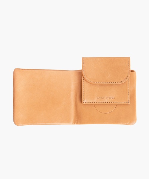 COSMIC WONDER（コズミックワンダー）の「Naturally-tanned leather bifold wallet（財布・レディース・ブラウン/ナチュラル/ブラック・FREE）」の14枚目の写真