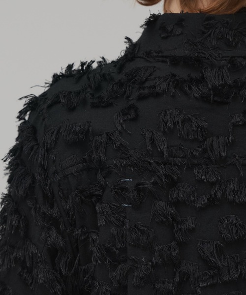 PUBLIC TOKYO（パブリックトウキョウ）の「フェザーJQワークシャツ（シャツ/ブラウス・レディース・ブラック/ホワイト・FREE）」の20枚目の写真