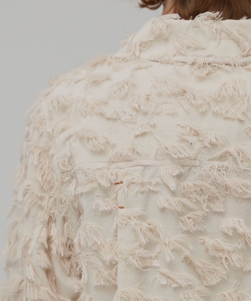 PUBLIC TOKYO（パブリックトウキョウ）の「フェザーJQワークシャツ（シャツ/ブラウス・レディース・ブラック/ホワイト・FREE）」の17枚目の写真