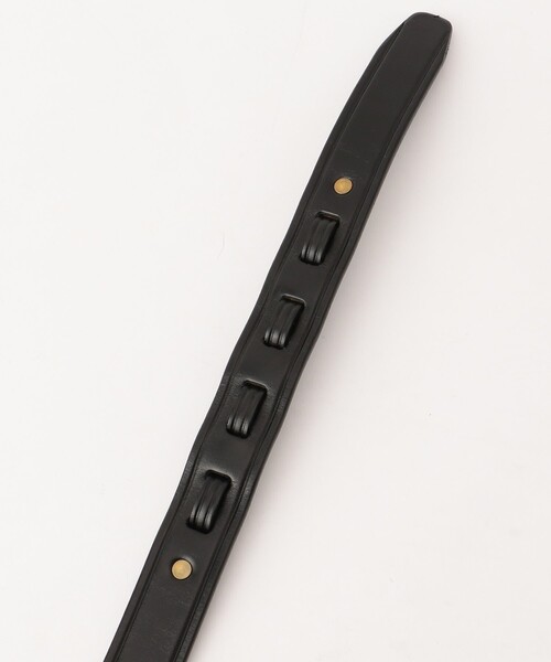 TORY LEATHER（トリーレザー）の「TORY LEATHER/トリーレザー Creased Belt w/ Nickel Hoof（ベルト・メンズ・ブラック・30/32/34/36）」の3枚目の写真