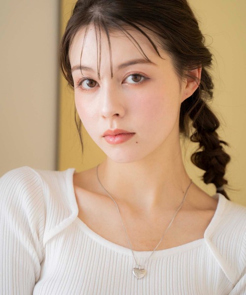 NOELA（ノエラ）の「ハートモチーフネックレス（ネックレス・レディース・シルバー/ゴールド・フリー）」の3枚目の写真