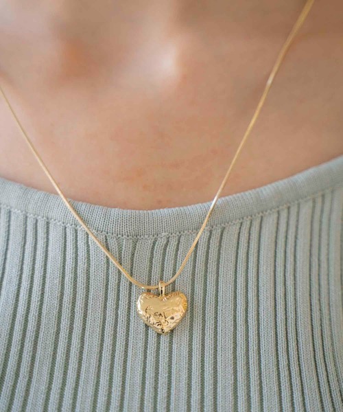 NOELA（ノエラ）の「ハートモチーフネックレス（ネックレス・レディース・シルバー/ゴールド・フリー）」の7枚目の写真