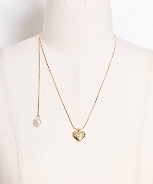 NOELA（ノエラ）の「ハートモチーフネックレス（ネックレス・レディース・シルバー/ゴールド・フリー）」の8枚目の写真