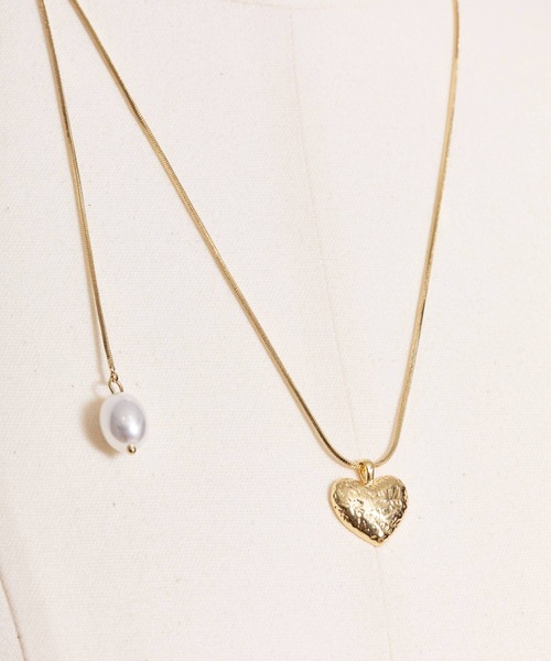 NOELA（ノエラ）の「ハートモチーフネックレス（ネックレス・レディース・シルバー/ゴールド・フリー）」の9枚目の写真