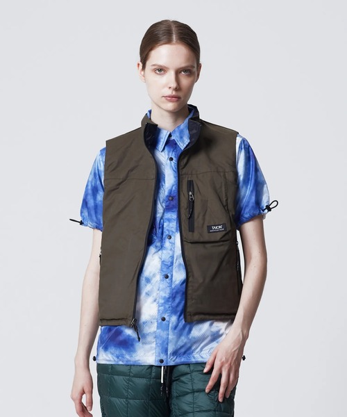 TAION（タイオン）の「【TAION(タイオン)】〈ユニセックス〉ノンダウン マウンテン リバーシブル Wジップ ベスト（ベスト・メンズ・グリーン系6/ブラック系その他/ブラック×パープル/スカイブルー系/ネイビー系9/ネイビー系5・L/S/M）」の18枚目の写真