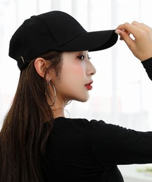 maison de LATIR（メゾンドラティール）の「春のコーデにちょうどいい。選べるカラーの深めシンプルキャップ【UVカット＆サイズ調節OK】（キャップ）」