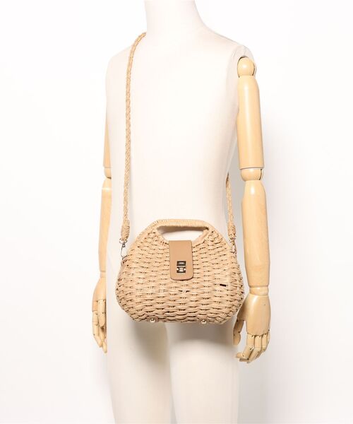 GAIMO（ガイモ）の「【GAIMO/ガイモ】かごバッグ　2WAY（ショルダーバッグ・レディース・ナチュラル・FREE）」の5枚目の写真