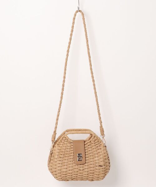 GAIMO（ガイモ）の「【GAIMO/ガイモ】かごバッグ　2WAY（ショルダーバッグ・レディース・ナチュラル・FREE）」の6枚目の写真