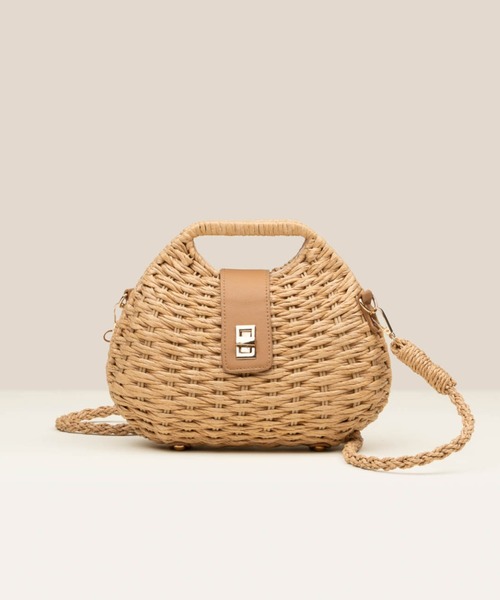 GAIMO（ガイモ）の「【GAIMO/ガイモ】かごバッグ　2WAY（ショルダーバッグ・レディース・ナチュラル・FREE）」の20枚目の写真