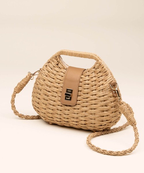 GAIMO（ガイモ）の「【GAIMO/ガイモ】かごバッグ　2WAY（ショルダーバッグ・レディース・ナチュラル・FREE）」の21枚目の写真