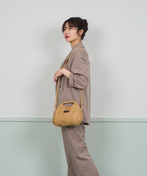 GAIMO（ガイモ）の「【GAIMO/ガイモ】かごバッグ　2WAY（ショルダーバッグ・レディース・ナチュラル・FREE）」の10枚目の写真