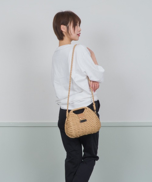GAIMO（ガイモ）の「【GAIMO/ガイモ】かごバッグ　2WAY（ショルダーバッグ・レディース・ナチュラル・FREE）」の16枚目の写真