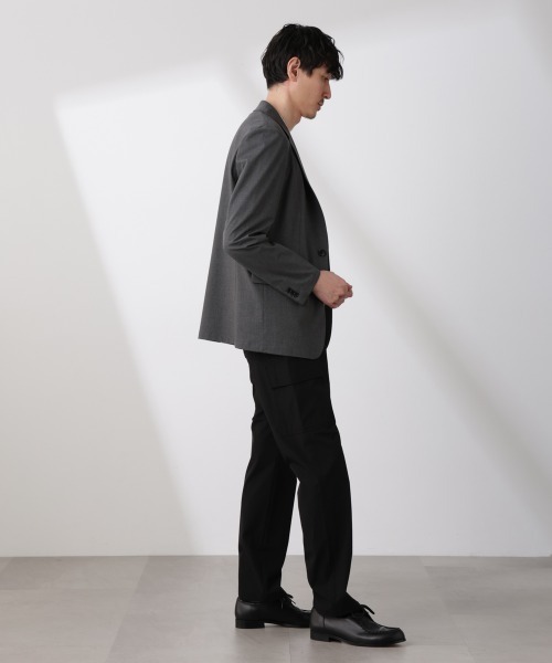 NANO universe（ナノユニバース）の「「N trousers」スリムストレッチ カーゴパンツ（カーゴパンツ・メンズ・チャコール/ネイビー・S/L/M）」の19枚目の写真