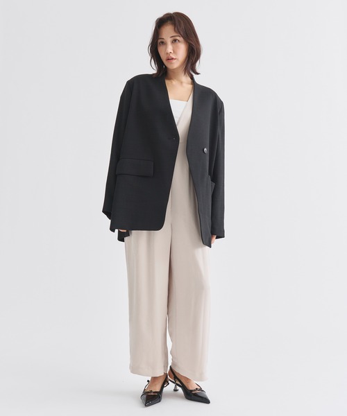 louren(ローレン )の「《ZOZOTOWN限定》【Louren/ローレン】side hole combinaison/サイドホールコンビネゾン/オールインワン(つなぎ/オールインワン・レディース・アイボリー/ブラック・SMALL/MEDIUM)」の14枚目の写真
