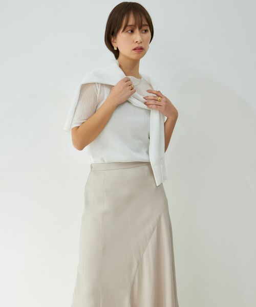 STRATA(エストラータ)の「メタルヤーンニットセット 【低身長・小柄女性】(ニット/セーター・レディース・グレー/ブラック/ホワイト・ONE SIZE)」の8枚目の写真