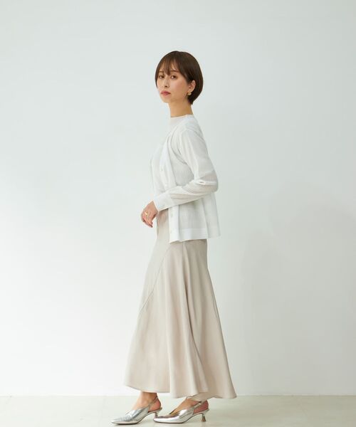 STRATA(エストラータ)の「メタルヤーンニットセット 【低身長・小柄女性】(ニット/セーター・レディース・グレー/ブラック/ホワイト・ONE SIZE)」の10枚目の写真