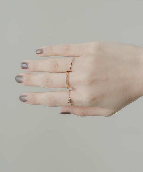 SMELLY(スメリー)の「3セットリング(リング・レディース・ゴールド・-)」の3枚目の写真