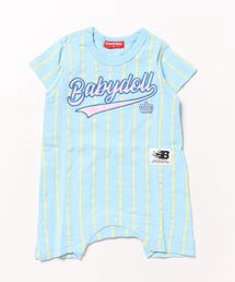 BABYDOLL（ベビードール）の「ストライプユニフォーム ロンパース 0383B（ロンパース・キッズ）」