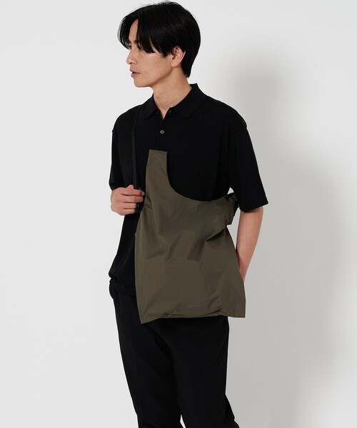 koti BEAUTY&YOUTH（コティ ビューティアンドユース）の「＜koti BEAUTY&YOUTH＞ PERTEX グロサリー バッグ（トートバッグ・メンズ・オリーブ/オレンジ/ブラック・FREE）」の10枚目の写真