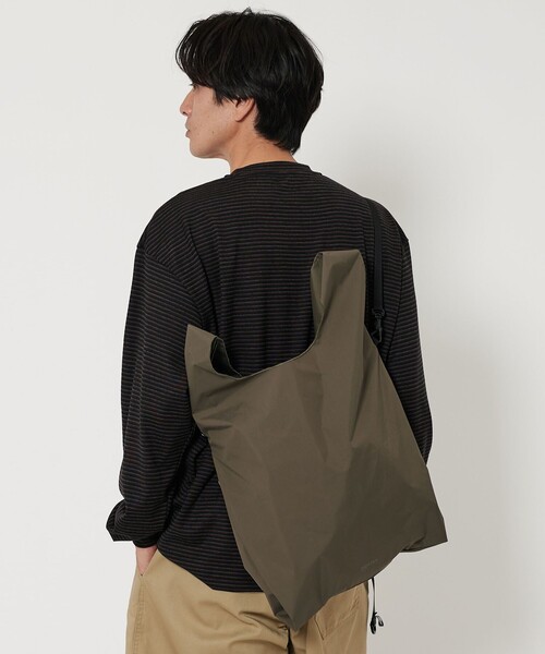 koti BEAUTY&YOUTH（コティ ビューティアンドユース）の「＜koti BEAUTY&YOUTH＞ PERTEX グロサリー バッグ（トートバッグ・メンズ・オリーブ/オレンジ/ブラック・FREE）」の22枚目の写真