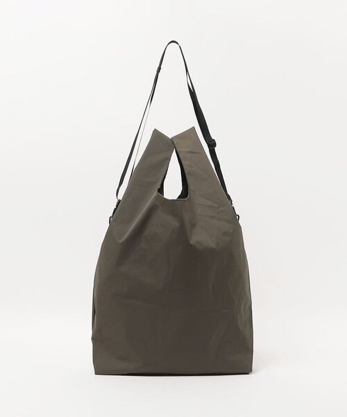 koti BEAUTY&YOUTH（コティ ビューティアンドユース）の「＜koti BEAUTY&YOUTH＞ PERTEX グロサリー バッグ（トートバッグ・メンズ・オリーブ/オレンジ/ブラック・FREE）」の8枚目の写真