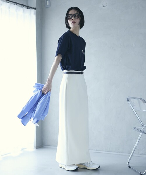 Firsthand(ファーストハンド)の「Firsthand/ファーストハンド オーガニックコットン アニマル刺繍プリントTシャツ CAT(Tシャツ/カットソー・レディース・ホワイト/チャコールグレー/ネイビー・FREE)」の8枚目の写真