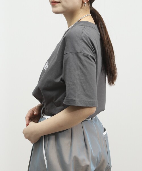 Firsthand(ファーストハンド)の「Firsthand/ファーストハンド オーガニックコットン アニマル刺繍プリントTシャツ CAT(Tシャツ/カットソー・レディース・ホワイト/チャコールグレー/ネイビー・FREE)」の12枚目の写真