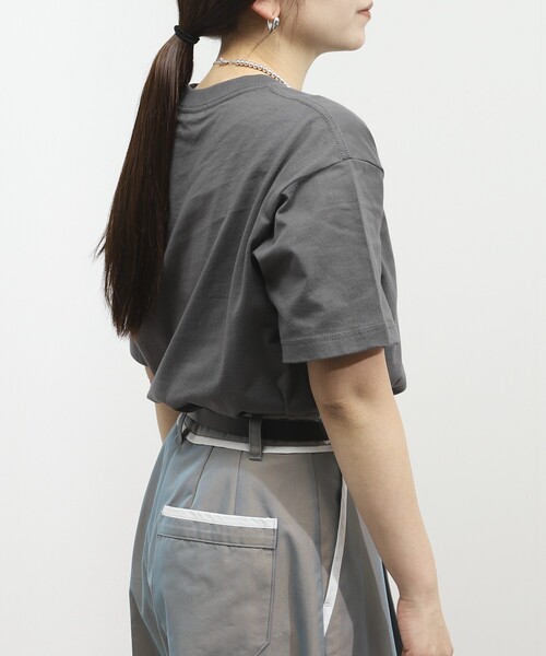 Firsthand(ファーストハンド)の「Firsthand/ファーストハンド オーガニックコットン アニマル刺繍プリントTシャツ CAT(Tシャツ/カットソー・レディース・ホワイト/チャコールグレー/ネイビー・FREE)」の10枚目の写真