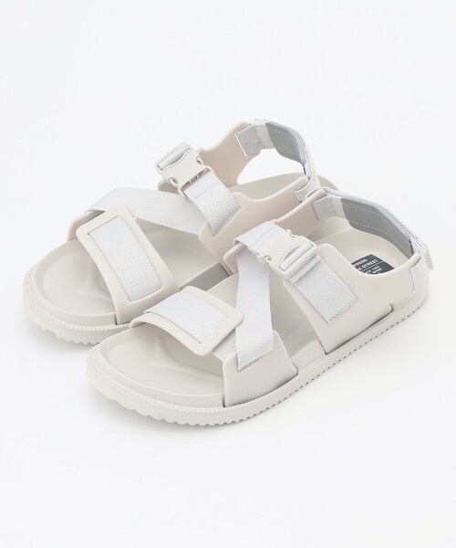 J.PRESS YORK STREET(ジェイプレスヨークストリート)の「【UNISEX】EVAERストラップ サンダル(サンダル・メンズ・ライトグレー系/ブラック系・SMALL/MEDIUM/LARGE/LL)」の1枚目の写真