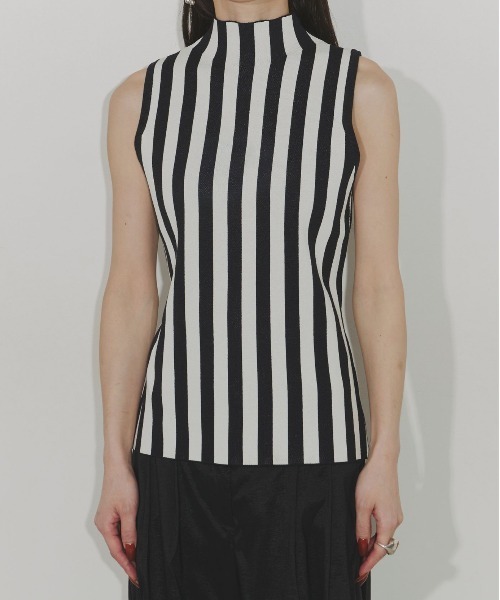 Sleeveless knit top（ニット/セーター）｜Chris TROIS.（クリス
