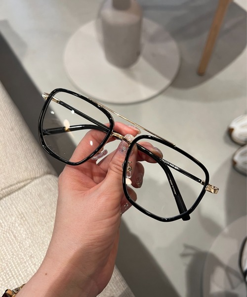 StyleSea（スタイルシー）の「ティアドロップダブルブリッジメガネ 