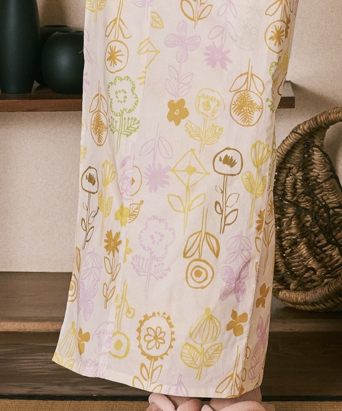 CELEN（セレン）の「簡単着付け 兵児帯ゆかた4点セット 浴衣・兵児帯・腰紐2本（浴衣・レディース・ネイビー系1/ホワイト系/ブラック系1/イエロー系/ブラック系2/ネイビー系2/ピンク系/ブルー系・FREE）」の18枚目の写真