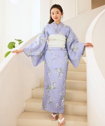 CELEN（セレン）の「【簡単着付け 兵児帯ゆかた4点セット】浴衣・兵児帯・腰紐2本《儚夏浴衣》（浴衣）」