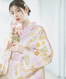 CELEN（セレン）の「【簡単着付け 兵児帯ゆかた4点セット】浴衣・兵児帯・腰紐2本《儚夏浴衣》（浴衣）」