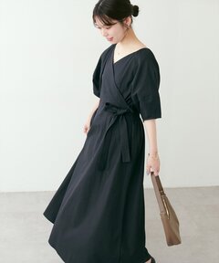 セール】オールインワンロング丈ワイドパンツドレス（ワンピース