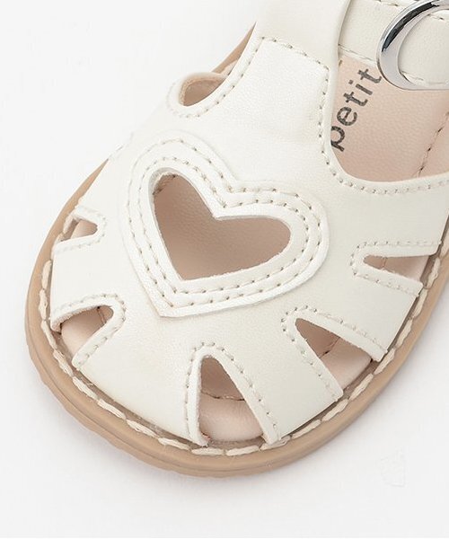 petit main（プティマイン）の「ハートサンダル（サンダル・キッズ・ピンク/オフホワイト/ラベンダー・15cm/14cm/16cm/13cm/17cm）」の7枚目の写真