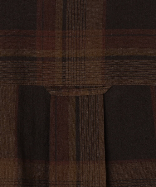 SEDAN ALL-PURPOSE（セダンオールパーパス）の「SEDAN ALL-PURPOSE | Madras Plaid Open Collar Shirt MEN（シャツ/ブラウス・メンズ・ブラウン系その他/ブラック系その他・M/L/XL）」の17枚目の写真