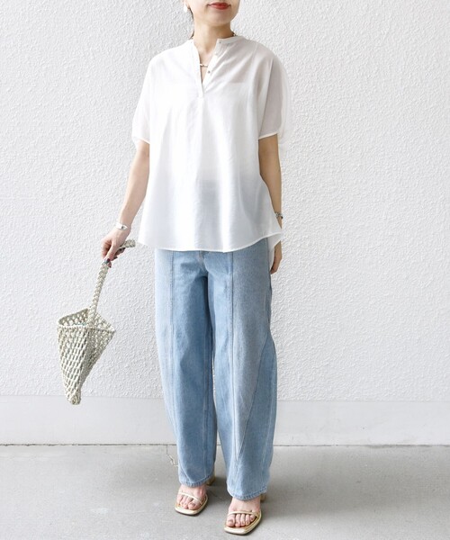 【極美品】UNITED ARROWS 袖ギャザードルマンブラウス UNITED ARROWS（ユナイテッドアローズ）の「UWSC ドルマン