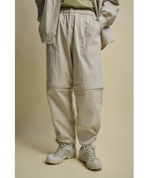 STYLEMIXER（スタイルミキサー）の「ACTIVE撥水デタッチャブルパンツ（その他パンツ・メンズ・アイボリー/ブラック/カーキ・MEDIUM/LARGE）」の2枚目の写真
