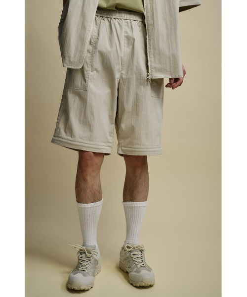 STYLEMIXER（スタイルミキサー）の「ACTIVE撥水デタッチャブルパンツ（その他パンツ・メンズ・アイボリー/ブラック/カーキ・MEDIUM/LARGE）」の10枚目の写真