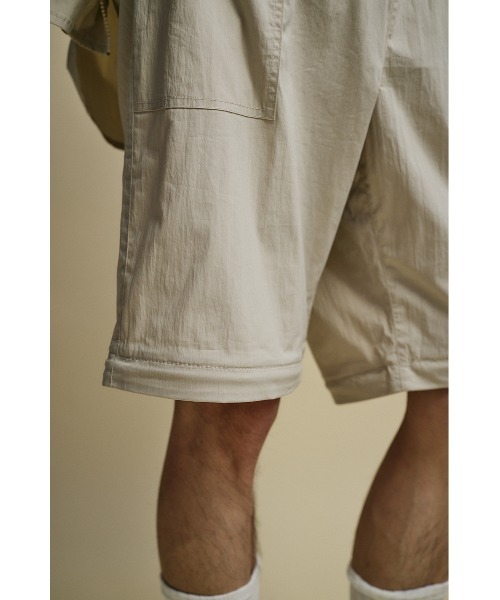 STYLEMIXER（スタイルミキサー）の「ACTIVE撥水デタッチャブルパンツ（その他パンツ・メンズ・アイボリー/ブラック/カーキ・MEDIUM/LARGE）」の14枚目の写真