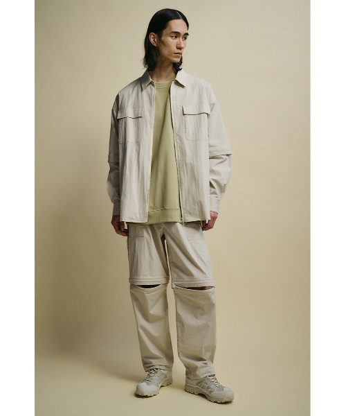 STYLEMIXER（スタイルミキサー）の「ACTIVE撥水デタッチャブルパンツ（その他パンツ・メンズ・アイボリー/ブラック/カーキ・MEDIUM/LARGE）」の4枚目の写真