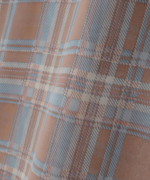 WHITELAND（ホワイトランド）の「WHITELAND/ホワイトランド/CHIFFON CHECK SHIRTS（シャツ/ブラウス・メンズ・ブルー/ピンク/モスグリーン・F）」の7枚目の写真