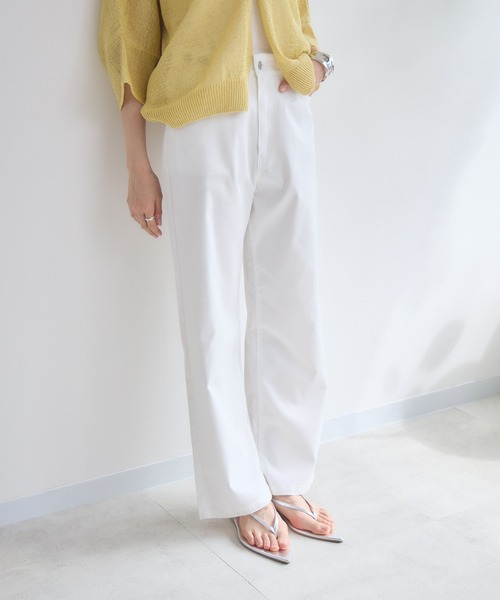 KATHARINE ROSS(キャサリンロス)の「【Pillini/ピリーニ】【COOL/速乾/軽量】涼感メッシュストレートデニムパンツ(デニムパンツ・レディース・グレー/ホワイト/ブルー・LARGE/MEDIUM/SMALL)」の7枚目の写真