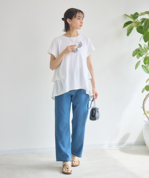 KATHARINE ROSS(キャサリンロス)の「【Pillini/ピリーニ】【COOL/速乾/軽量】涼感メッシュストレートデニムパンツ(デニムパンツ・レディース・グレー/ホワイト/ブルー・LARGE/MEDIUM/SMALL)」の15枚目の写真