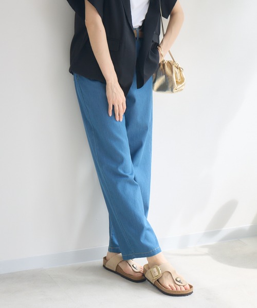 KATHARINE ROSS(キャサリンロス)の「【Pillini/ピリーニ】【COOL/速乾/軽量】涼感メッシュストレートデニムパンツ(デニムパンツ・レディース・グレー/ホワイト/ブルー・LARGE/MEDIUM/SMALL)」の16枚目の写真